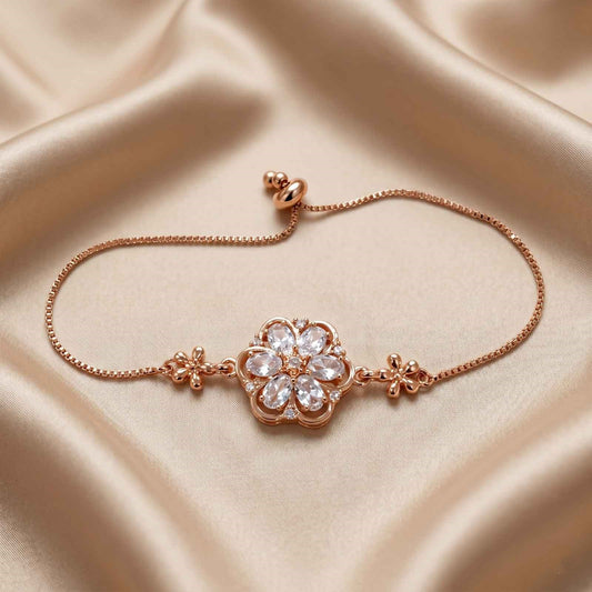 Floral Charm Bracelet