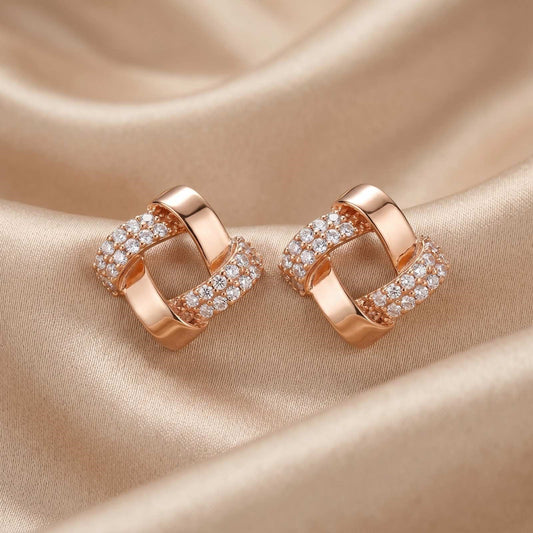 Radiant Square Studs