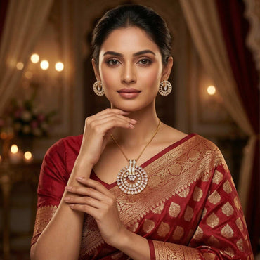 Shahi Orbit with indian dress