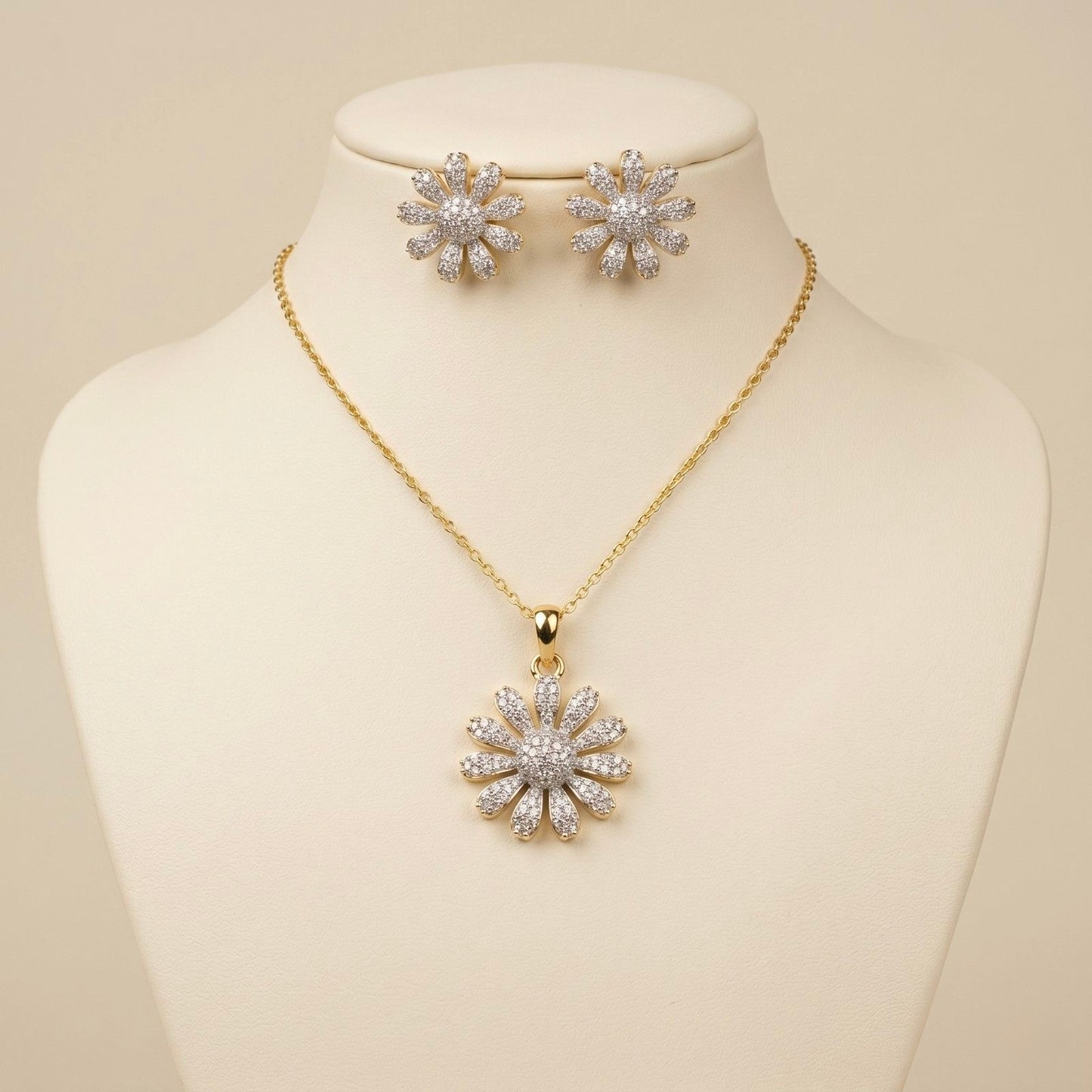 Sitara Phool in neck showcase