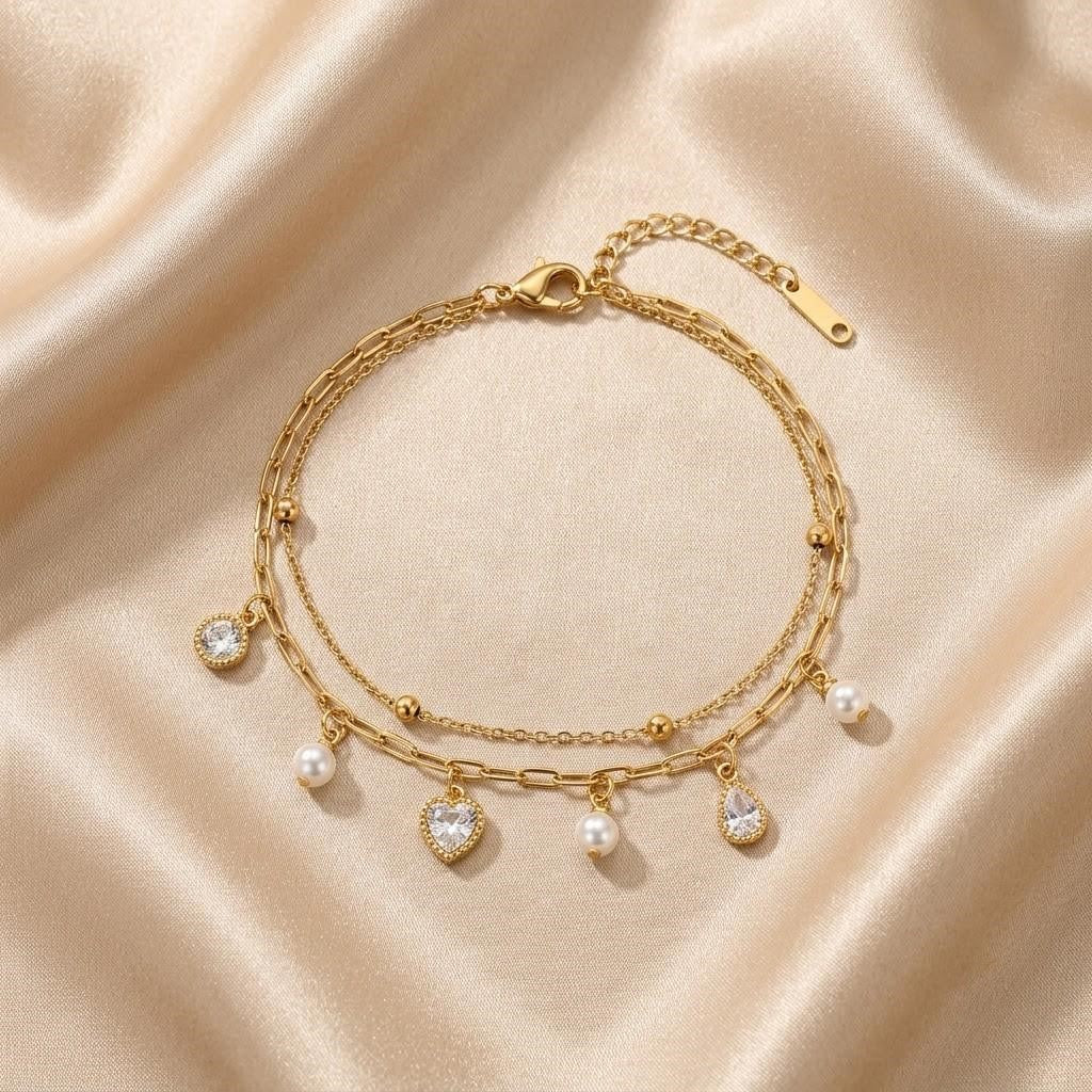 Layered Charm Bracelet