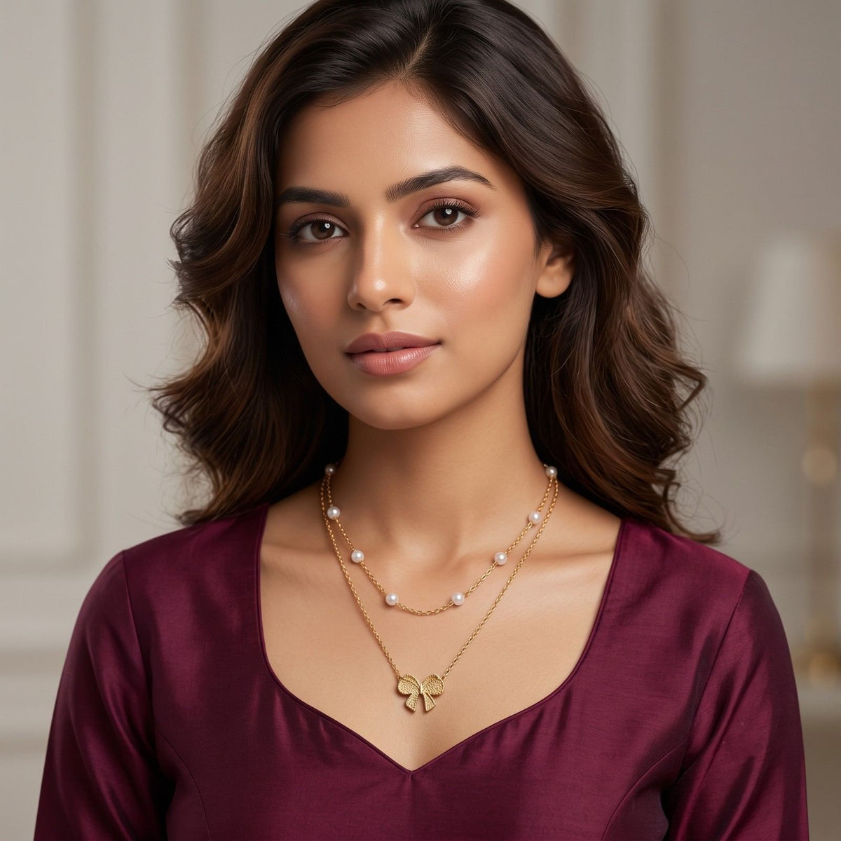 Layered Pearl Chain