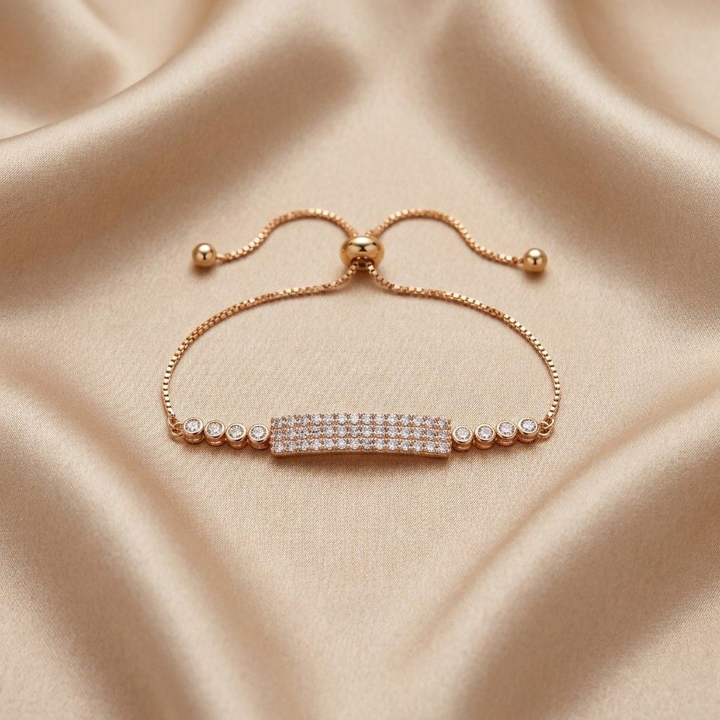 Diamond Bar Bracelet