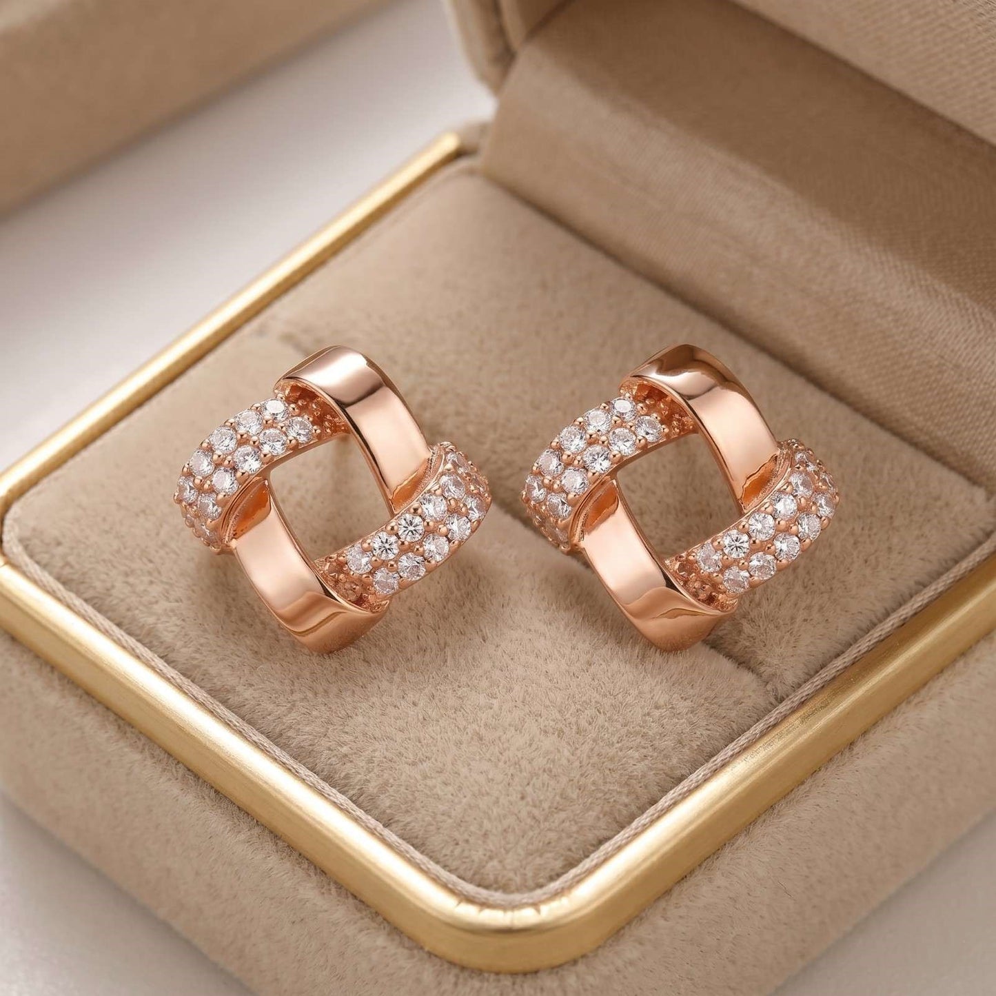 Radiant Square Studs