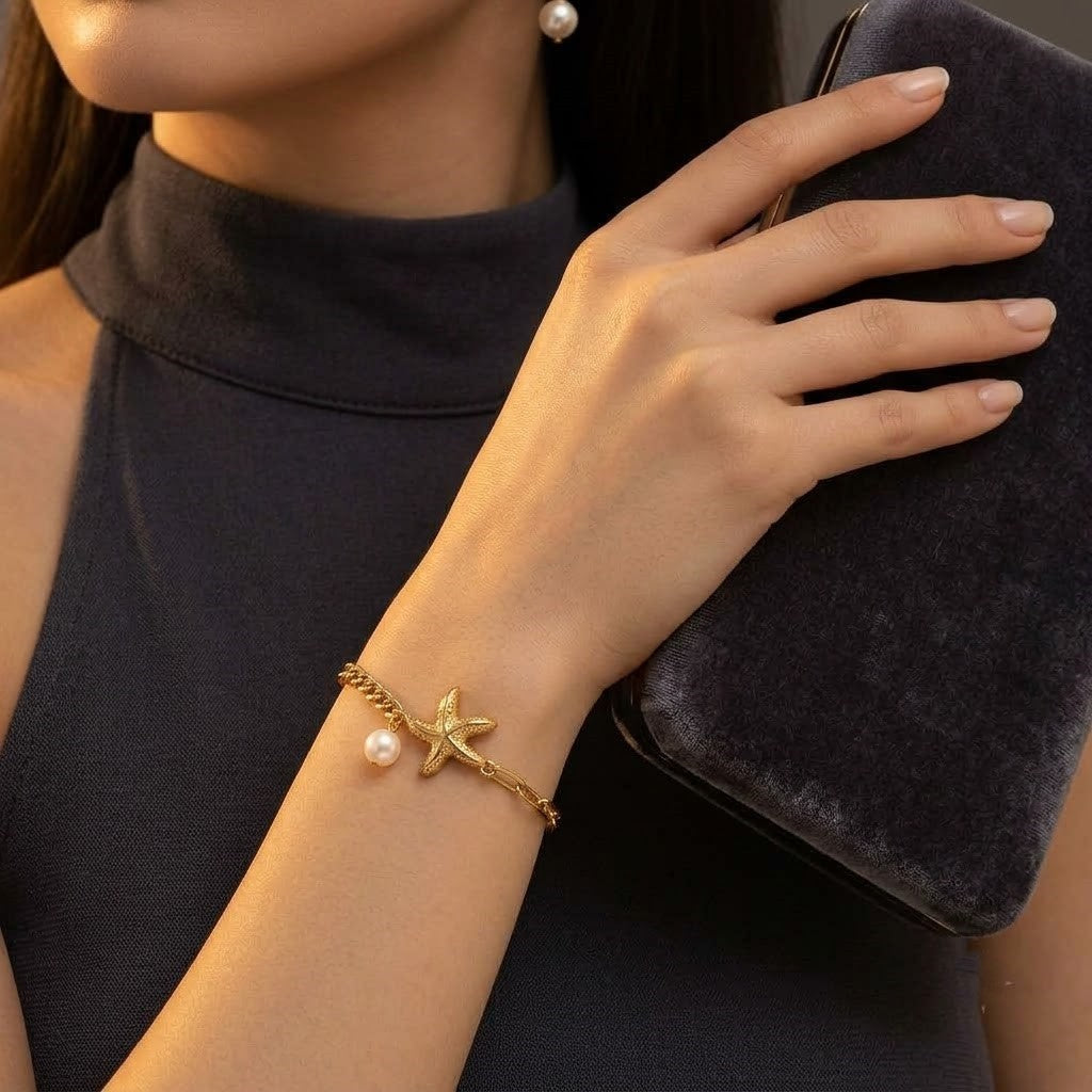 Starfish Charm Bracelet