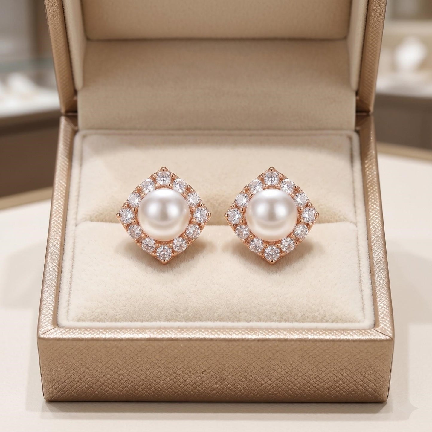 Pearl Sparkle Studs