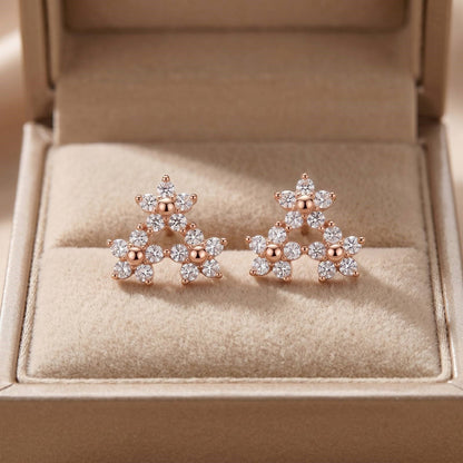 Triple Bloom Studs