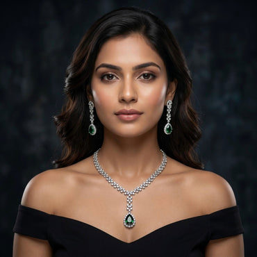Emerald Drop with model