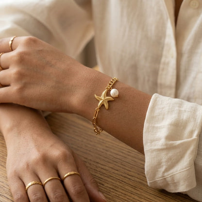 Starfish Charm Bracelet