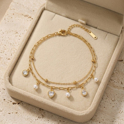 Layered Charm Bracelet