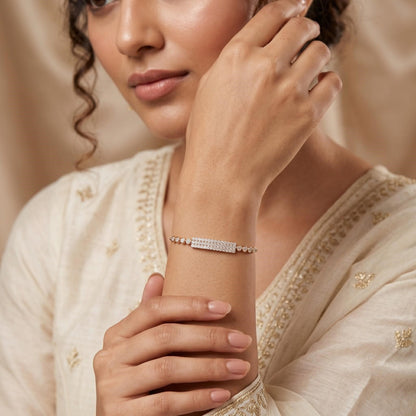 Diamond Bar Bracelet