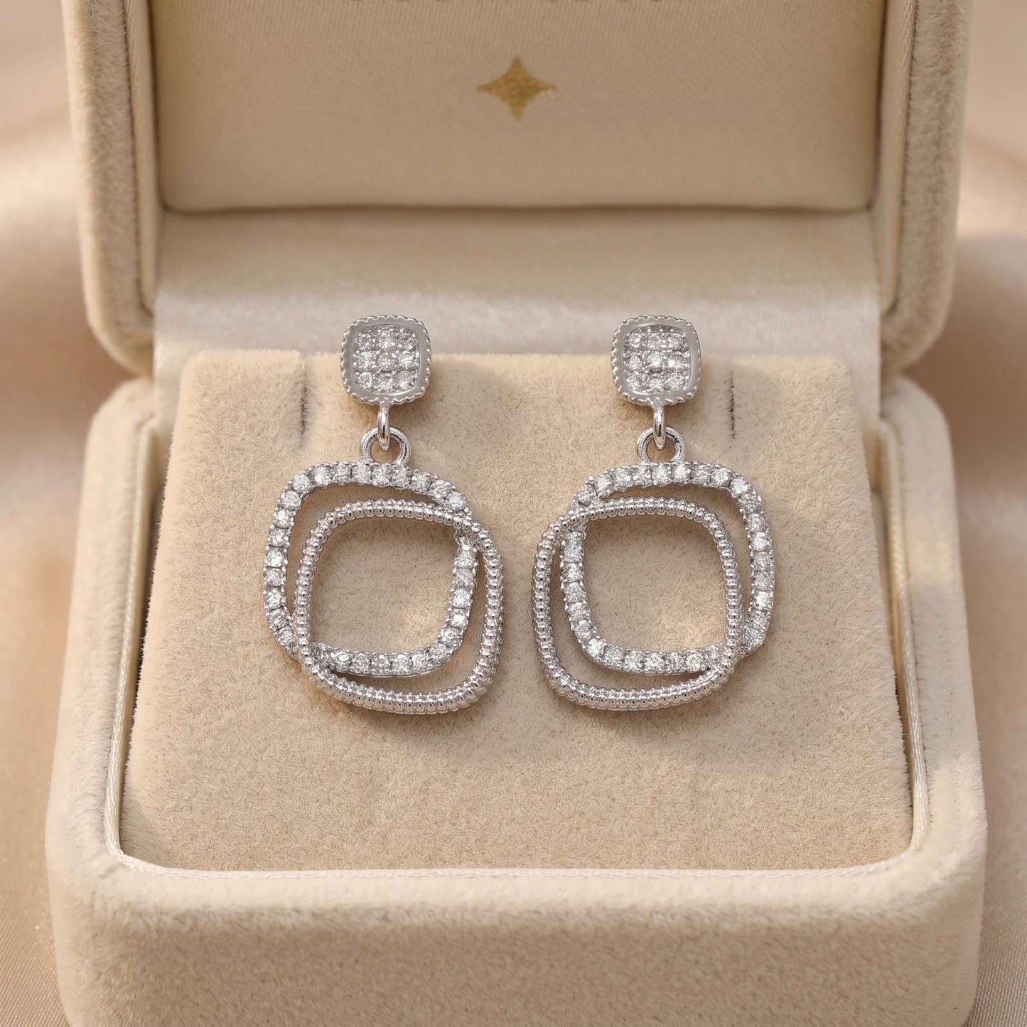 Double Square Earings