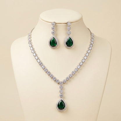 Emerald Royal Drop Pendant in showcase