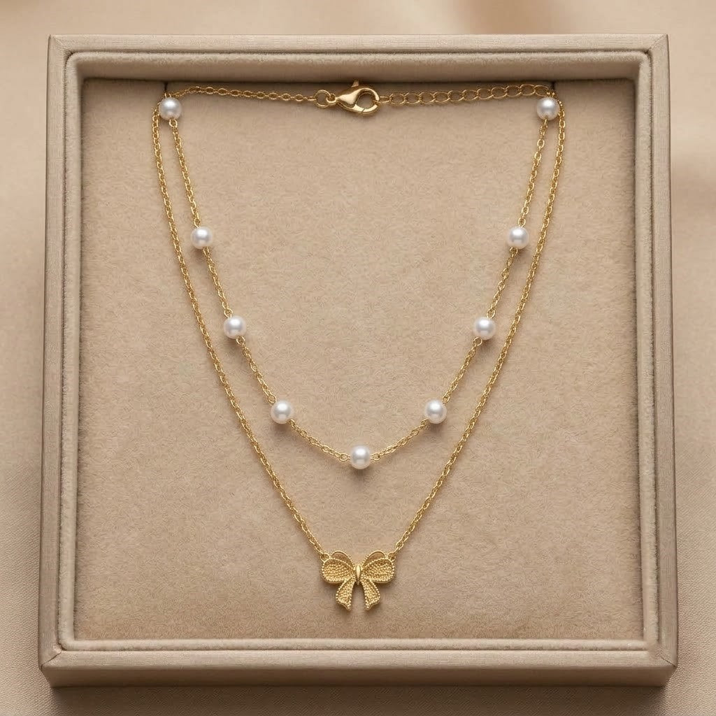 Layered Pearl Chain