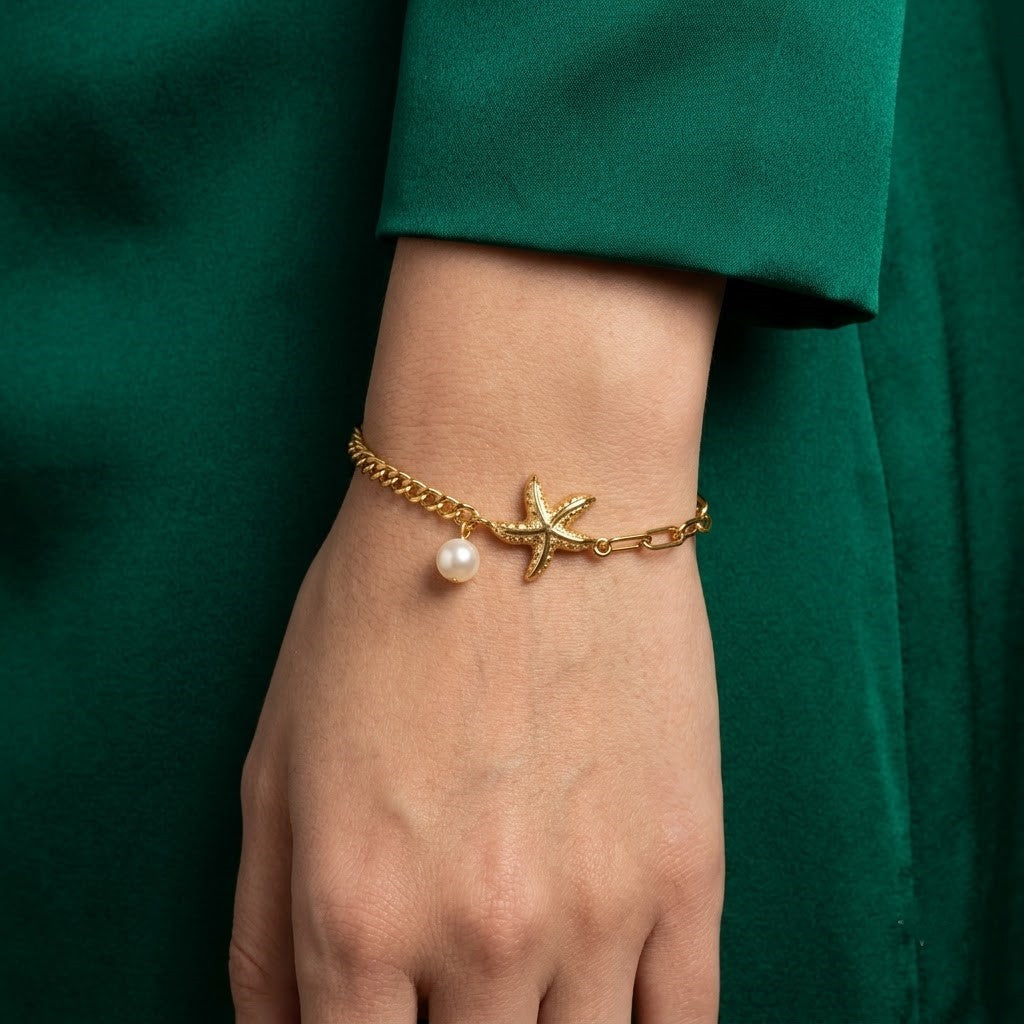 Starfish Charm Bracelet