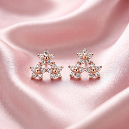Triple Bloom Studs