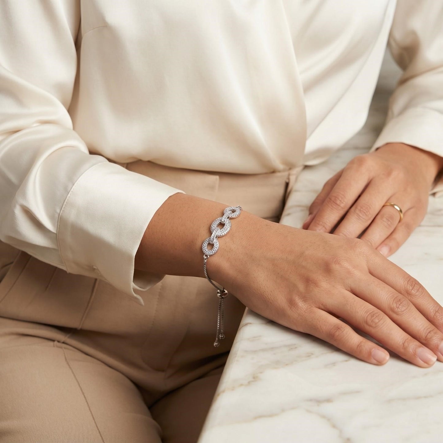 Silver Link Bracelet