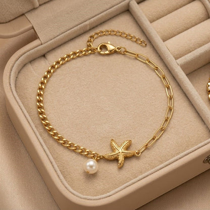Starfish Charm Bracelet