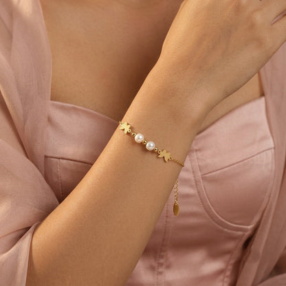 Butterfly Peal Bracelet