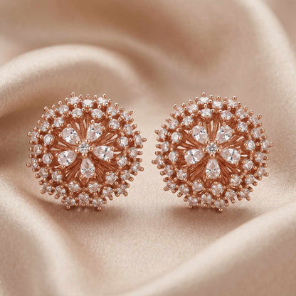 Crystal Bloom Studs