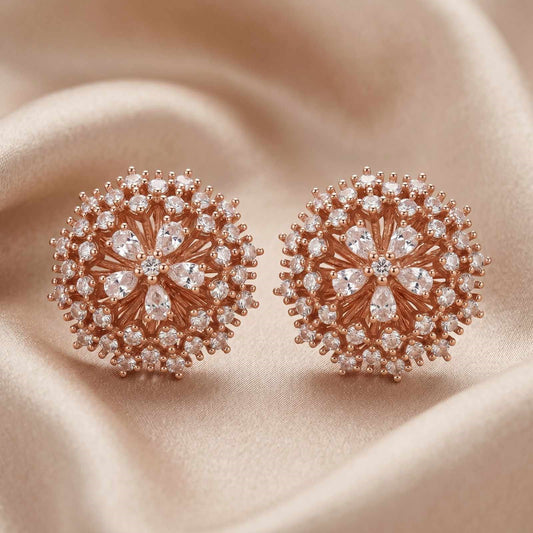Crystal Bloom Studs
