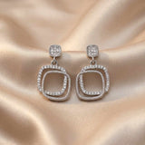 Double Square Earings