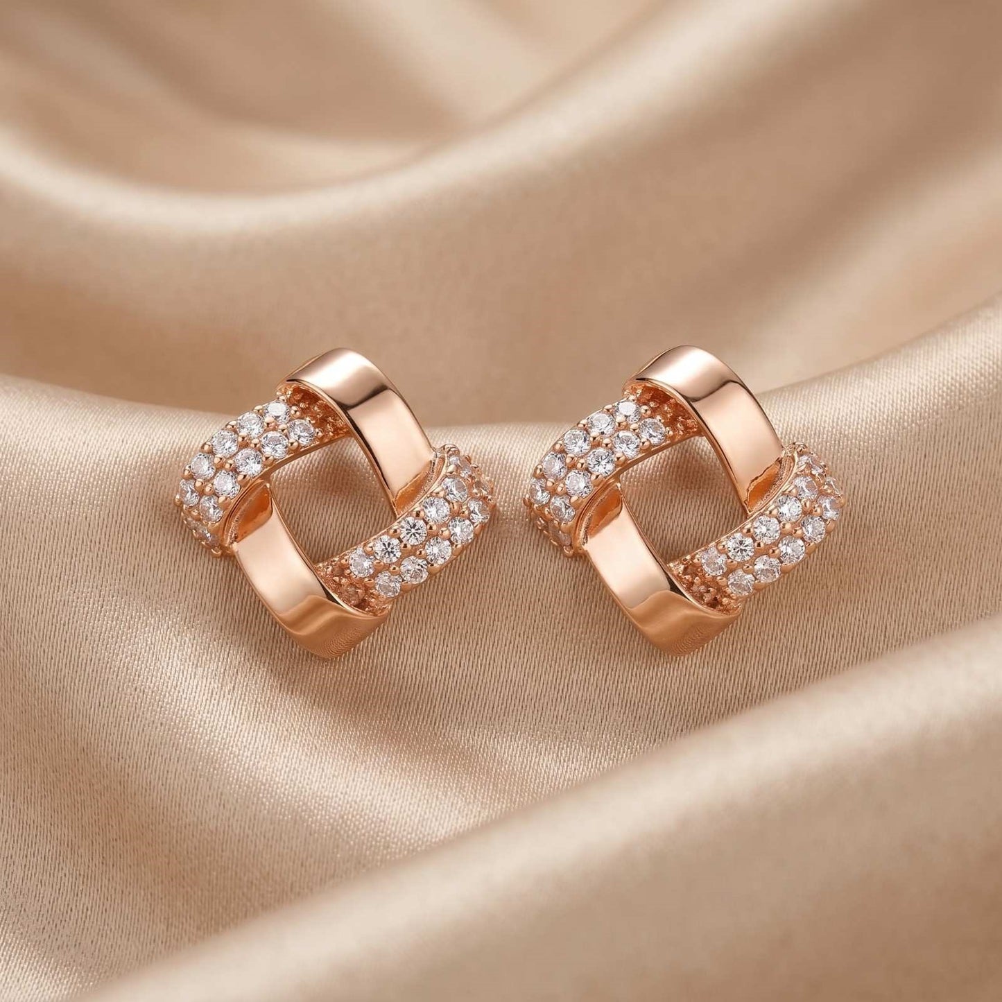 Radiant Square Studs