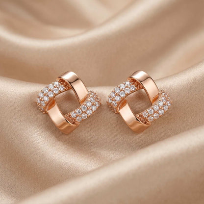 Radiant Square Studs