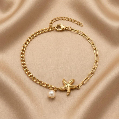 Starfish Charm Bracelet
