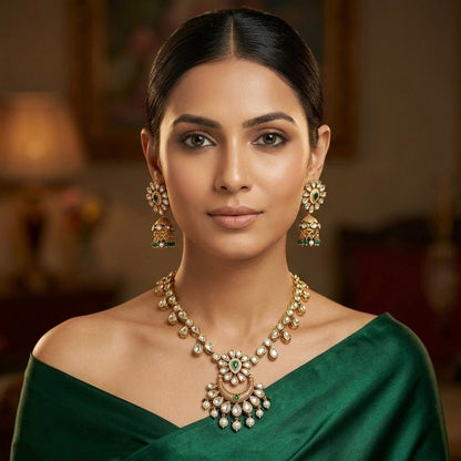 Rajsi Chand Haar with western dress