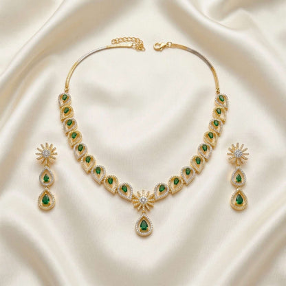 Chandrika Emerald Bloom