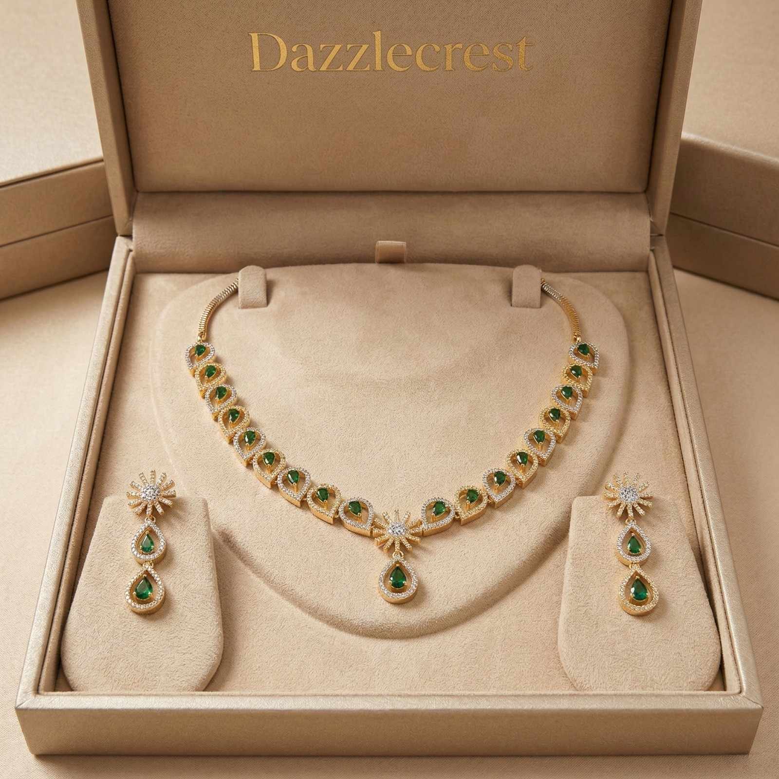 Chandrika Emerald Bloom