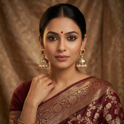 Gul Ratan with indian dress