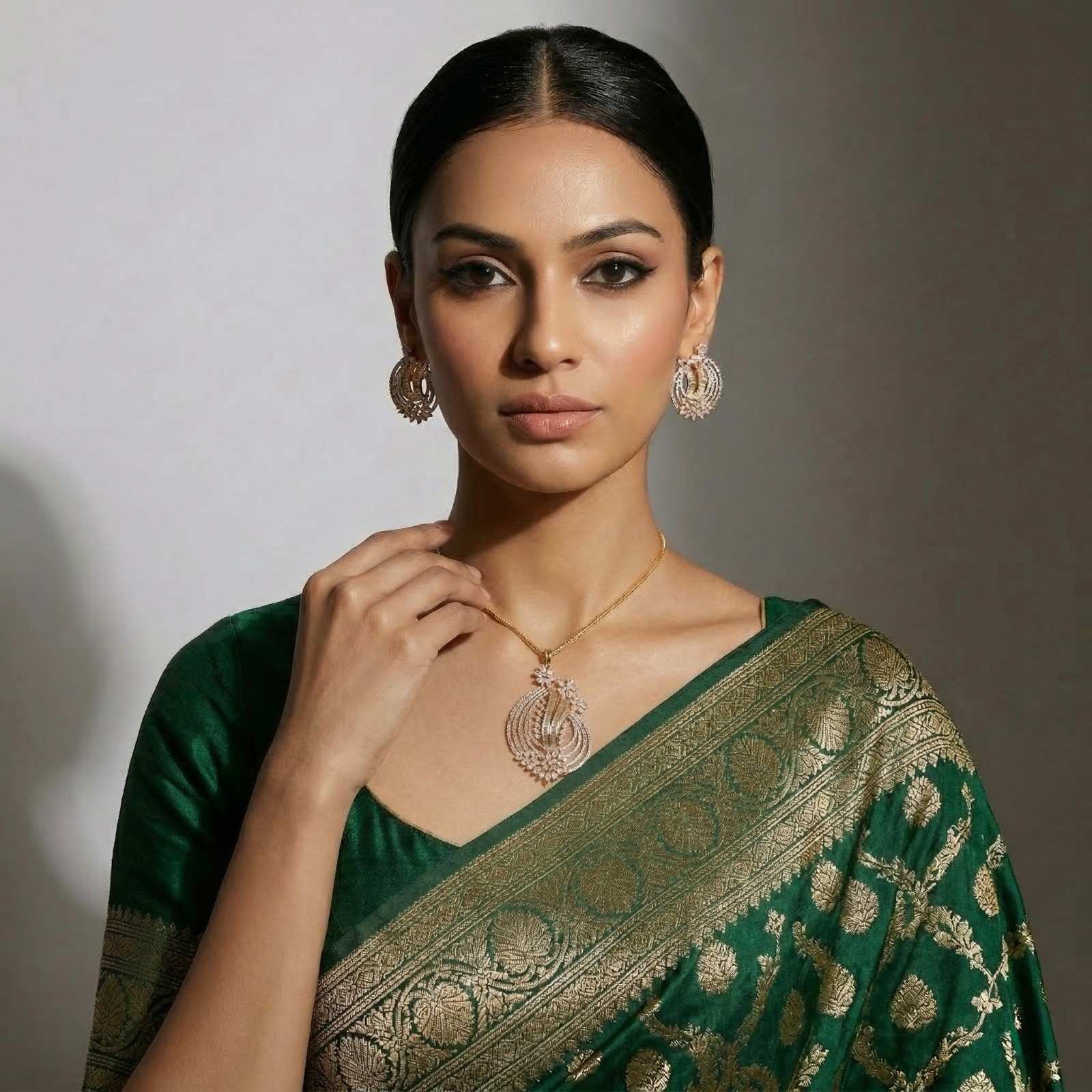 Noor Blossom with indian dress