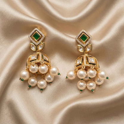 Noorika Emerald Jhumka