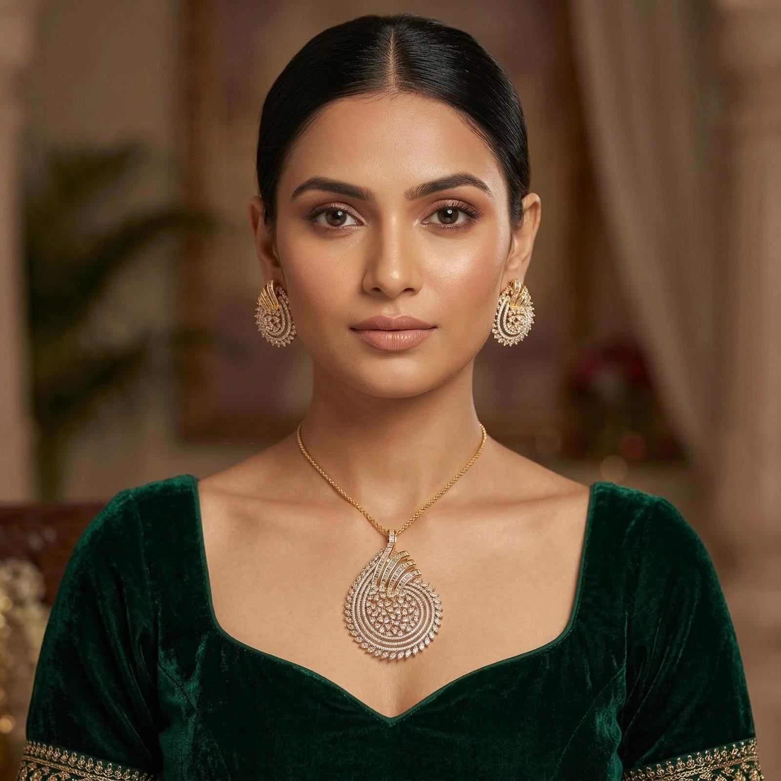 Surya Noor with indian dress