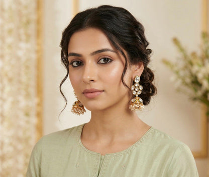 Ziya Jhumka with indian dress