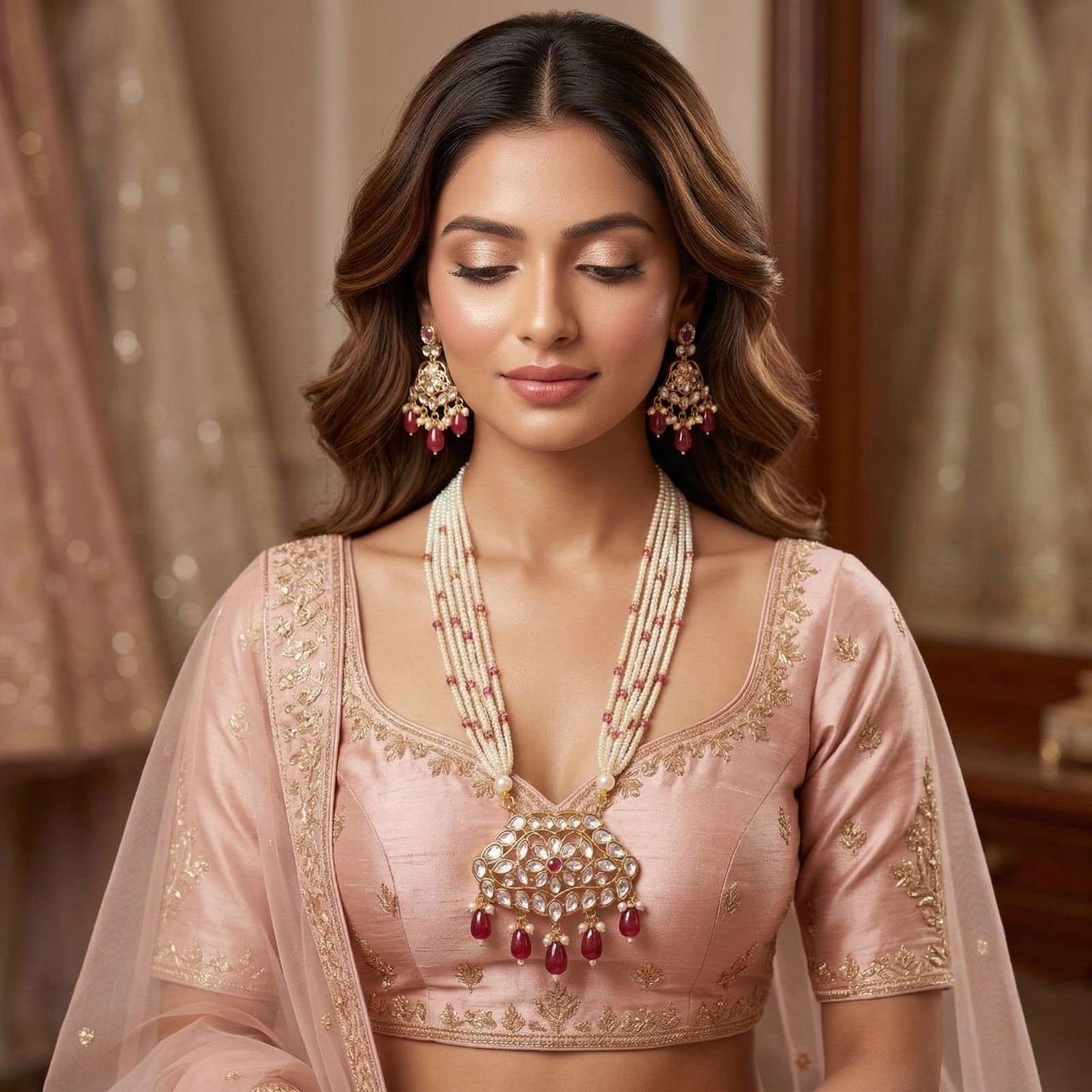 Meher Rani with indain dress