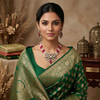 Rani Drop with indian dress