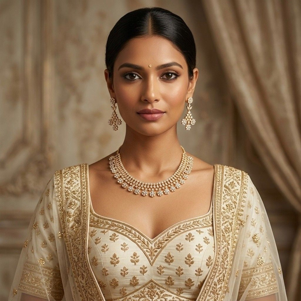 Shahi Bloom with indian dress