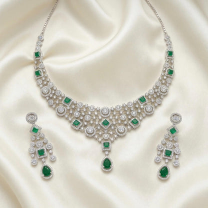 Emerald Jaal set