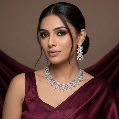 Shahi Spark with red dress