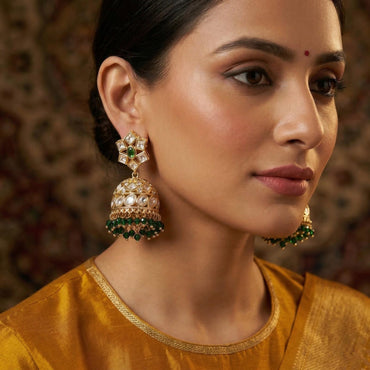 Emerald Noor with traditional dress
