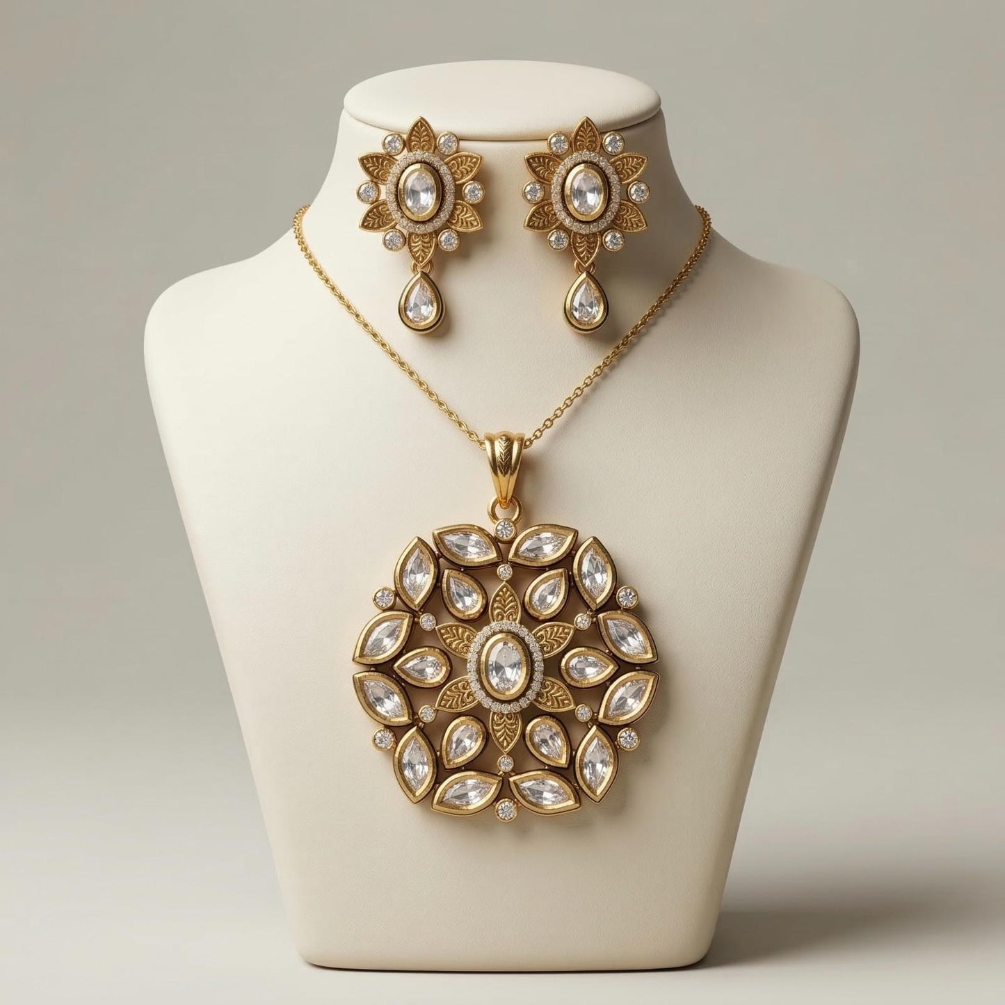 Polki Phool neckstand