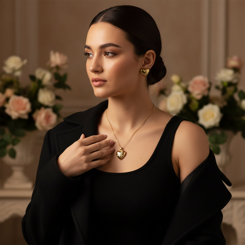 Luna Love with black dress